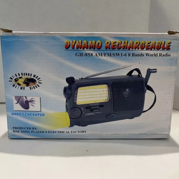Dynamo Rechargeable World Radio Hand Generator Battery, Tested - Picture 3 of 8